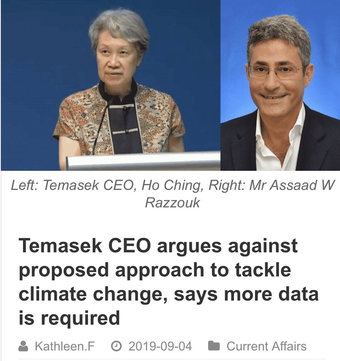 RajThamotheram's tweet photo. @ProfStrachan Many investors #Blackrock's #LarryFink, #Temasek's CEO & others still consider they need more data! Why? They confuse making money from climate change (chasing #ESGalpha, #portfoliodecarbonisation) with real world #decarbonisation. #ForcefulStewardship @KHayhoe @Fireynolds https://t.co/Ap3MrCbTZq