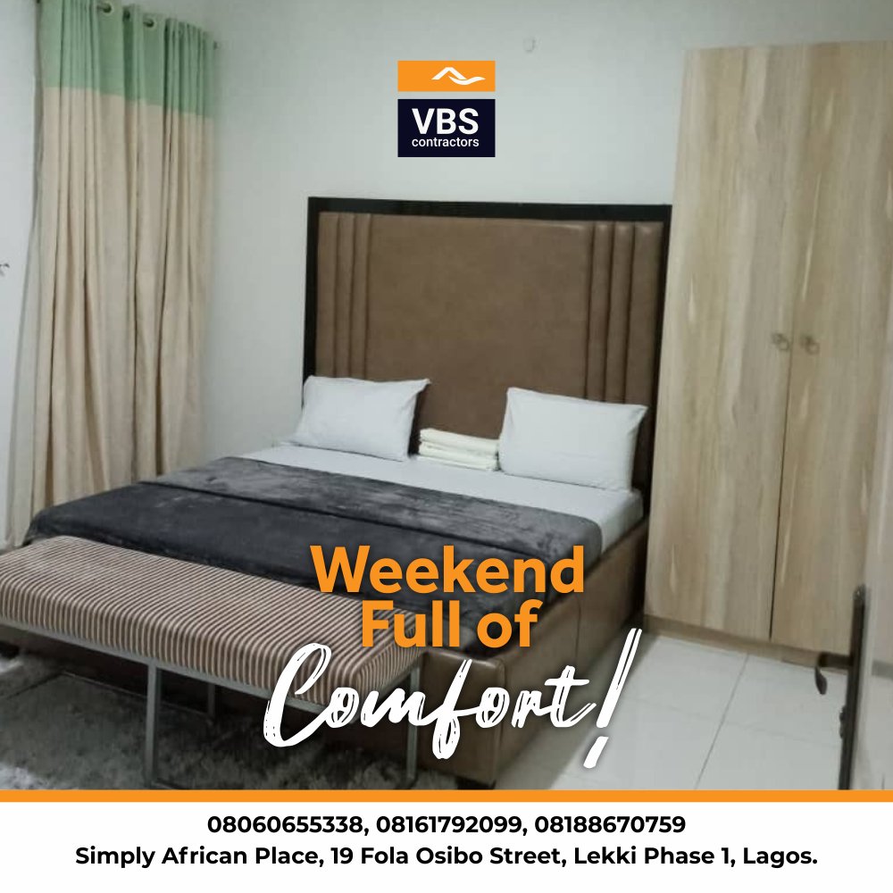 vbs_contractors's tweet photo. A home is a kingdom of its own !
.
Enjoy your weekend in your own home today . With VBS, your dream home can be a reality.
.
Call us now on 08060655338 (taiwo), 08161792099 (wale) 
-
#vbscontractors #realestate #realestatemanagement #realestateagent #realestatesales https://t.co/6qrNq6qrCG