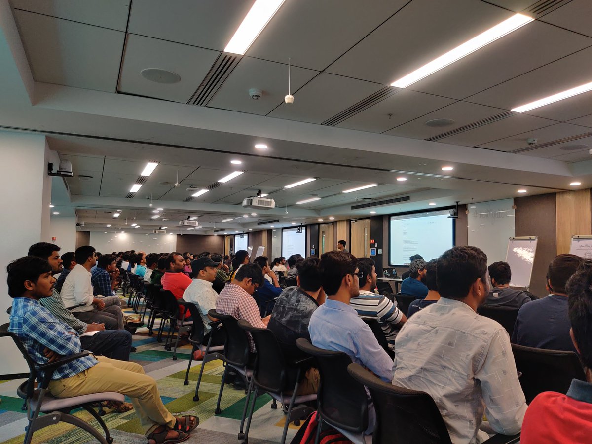 _badbot's tweet photo. @nullhyd 💯 event #nullmeet @vhssunny1 talking about find git secrets. cc @null0x00 https://t.co/63LlK0wzu6