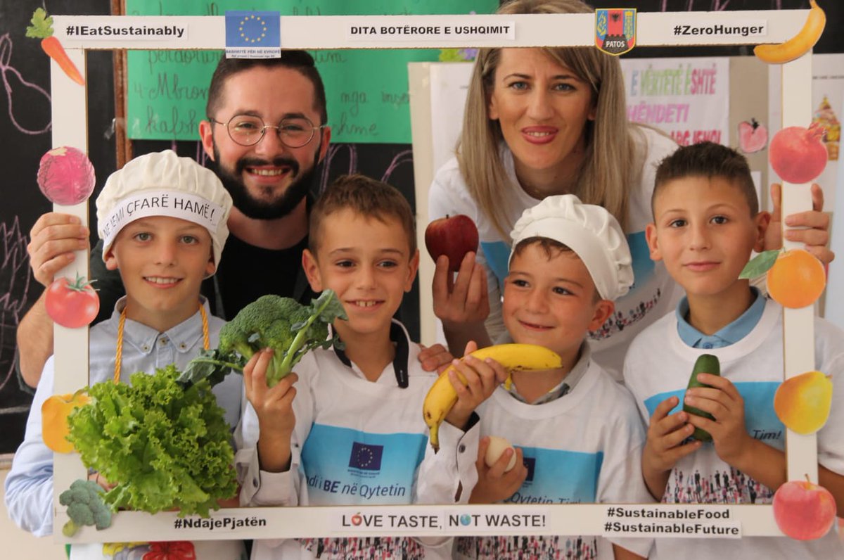 EldaGoxhaj's tweet photo. Here in πPatos, ALπ¦π± we're still firm believers of #Albania's irreversible path towards th #EUπͺπΊ!
We have the #enthusiasm & #dedication, & we're working everyday 2 bring the #Europeanstandards here!
p.s #WorldFoodDay & #EradicationofPoverty activity of the #EUUnit @LSorecaEU https://t.co/9IAP8S2yew
