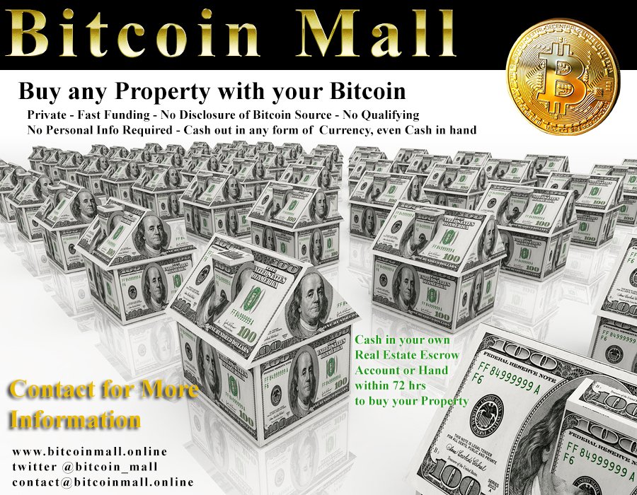 Bitcoin_Mall's tweet photo. Bitcoin Real Estate Loans. Private, Fast Funding, No disclosure of #bitcoin source, No qualifying, no Credit, No Personal Info Required. @bitcoin_mall $100K - $10M or more. Simple process contact us today. #realestateloan #bitcoinloan #bitcoinrealestateloan #vault8_net #nocredit https://t.co/WC1Zdj3NKs