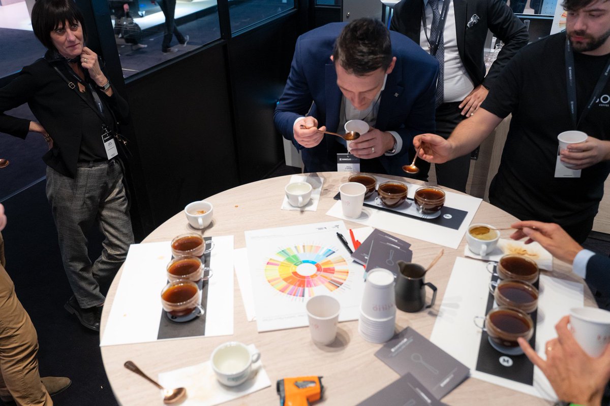 RancilioGroup's tweet photo. Meet the Rancilio Group Coffee Competence Team and enjoy the new Extraction Lab workshops @HostMilano Hall 24 stand N50 P39 P50 Q39 #rancilio #ranciliogroup #extractionlab #coffee #coffeecompetence #tastingsession #host2019 #hostmilano https://t.co/JELvzthnBg