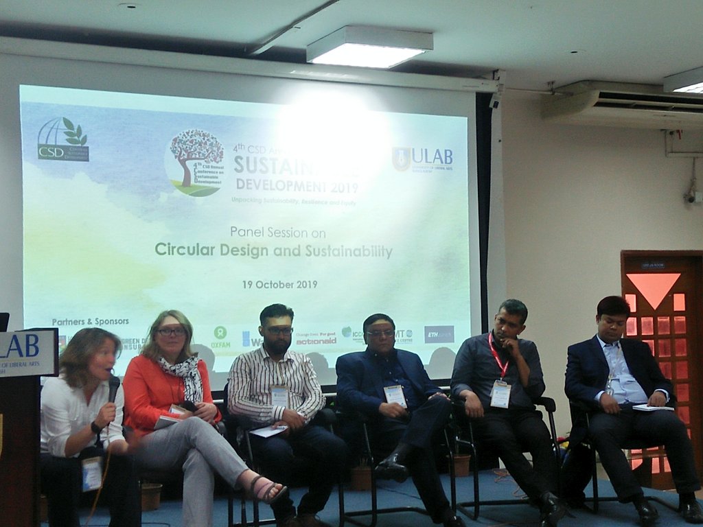 06Nahiyan's tweet photo. Panel discussion on Circular Design and Sustainability #CSDULAB Conference #wastemanagement ♻ 4R #Financing #GreenSolusions #ResponsibleConsumption #SDG12
@samiyaselim @hmirfanullah @shapiroh https://t.co/EOIrJFZd93