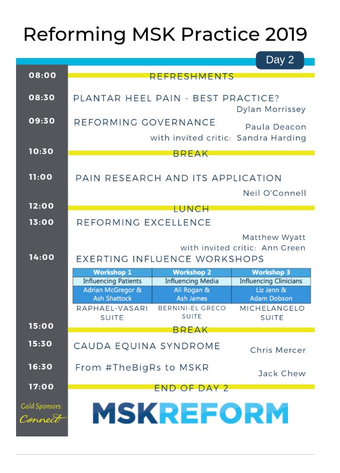 LHenstockPhysio's tweet image. We’ve started already - day 2 #TheBigRs #MSKreform 👇🏻