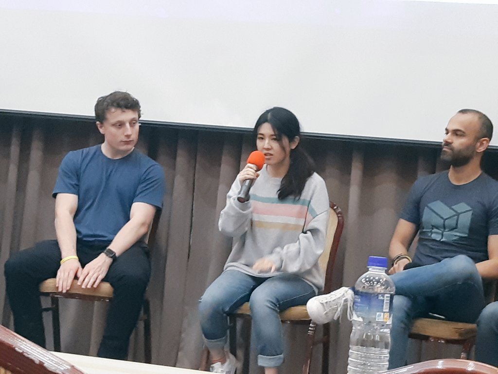eth_taipei's tweet photo. Thanks panelists @raulvk @liamihorne Albert Ni @yurikonishijima @notscottmoore & moderator @ChihChengLiang! The discussion of building developers community went really well. Thanks Phini Yang & @juin_cc for your questions. #crosslink19 #CrosslinkTaiwan #ethereum #community https://t.co/0PbZMb5Ndg