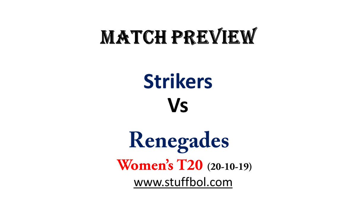 StuffBol's tweet photo. Click the link here --> https://t.co/KvZj5ndvFT <--

For Match Prediction of Adelaide Strikers Vs Melbourne Renegades

 #BlueEnergy #WBBL05 #GETONRED #MRvAS #MRvsAS #MRWvASW #ASvMR #ASWvMRW #ASvsMR https://t.co/CHvMV441tT