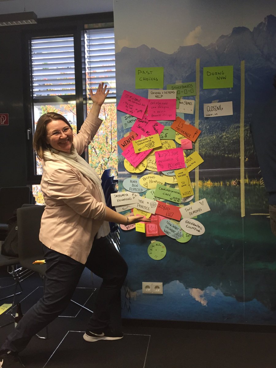 NicolaMurray_'s tweet photo. Holy cow, we did all of this!! ๐Thank you to all who designed AND joined!! #deepLSmuc #LiberatingStructures https://t.co/TC9MYhU9BQ