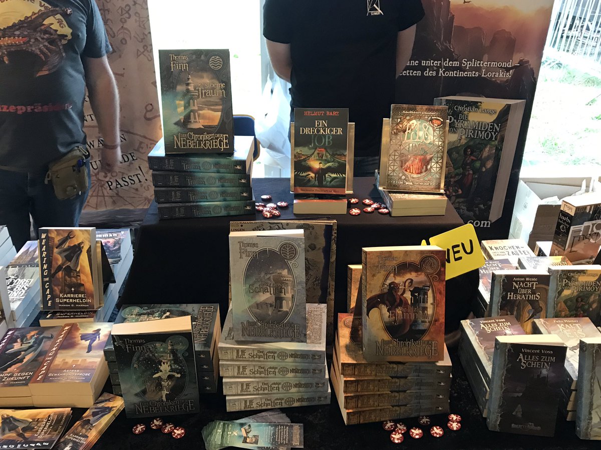 RefiningReality's tweet image. Wir sind heute auf dem #BuCon! Kommt uns besuchen - wir haben jede Menge Bücher dabei, die ein neues Zuhause suchen ... 😊