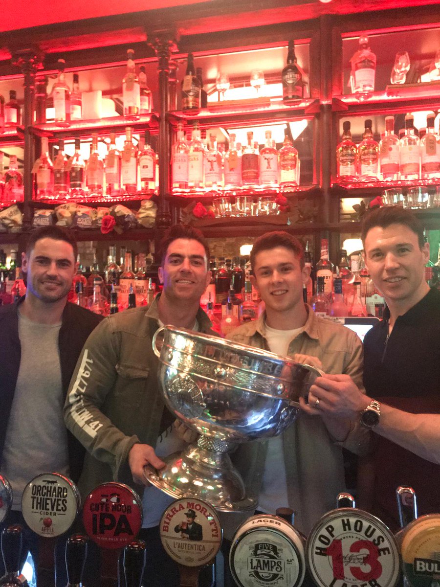 Great having Sam Maguire in the bar last night 🏆🏆🏆🏆🏆