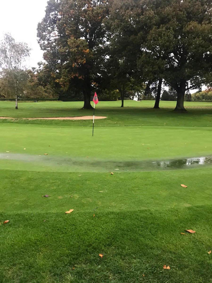 LamberhurstGolf's tweet photo. Elements 1, Golf Course 0.......more than 160mm of rain over the last month, more than 20mm in the last 24 hours, adds up in the end....๐ง๏ธ๐ง๏ธ๐ง๏ธ๐ง๏ธ๐ง๏ธ๐ง๏ธ #rainfall #courseclosure #elements #nature https://t.co/sNT8RyCGCR