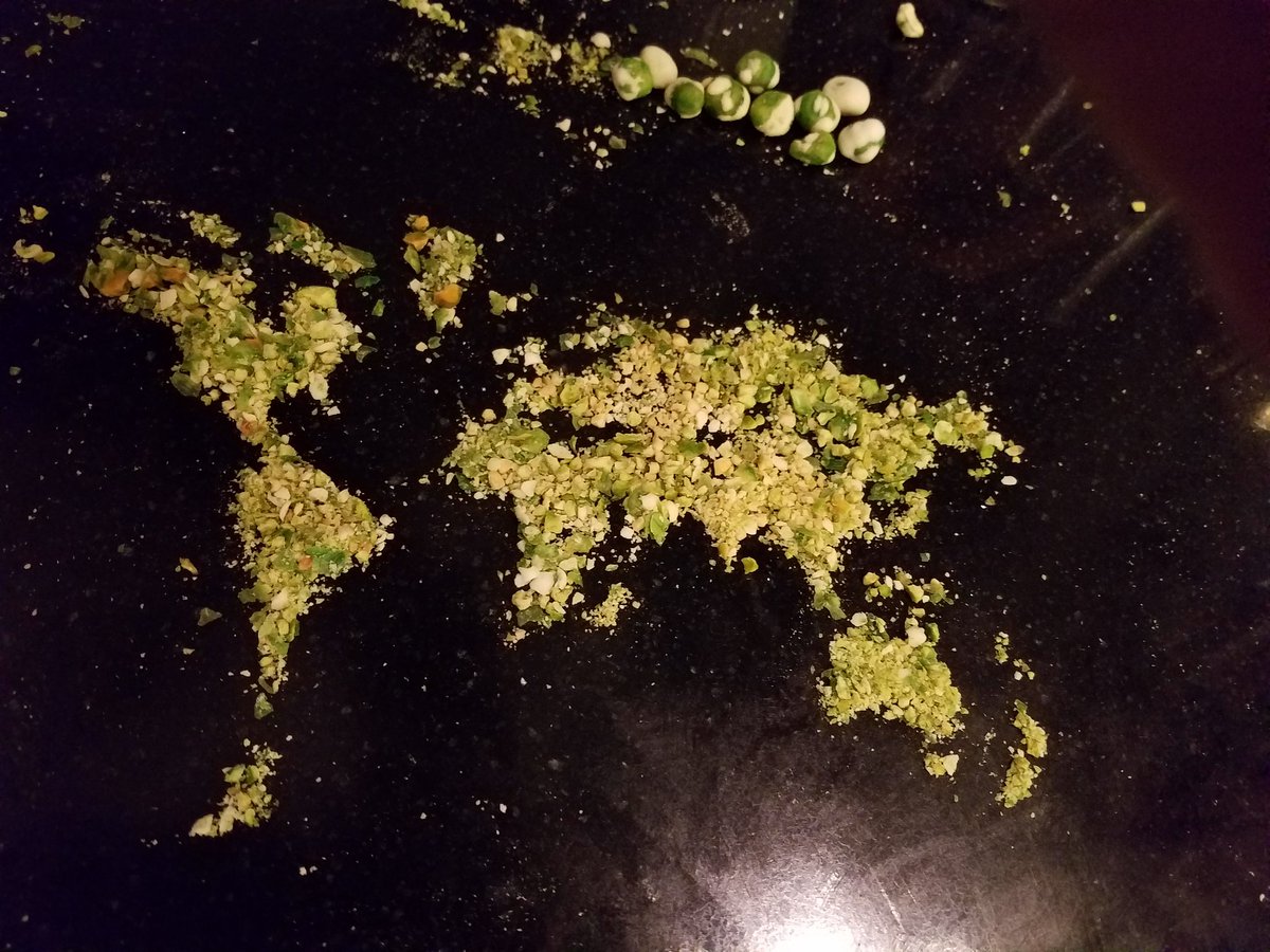 Wasabi Mercator, by <a href="/AntonThomasMaps/">Anton Thomas</a>, an exercise in temporary cartography to round out #nacis2019