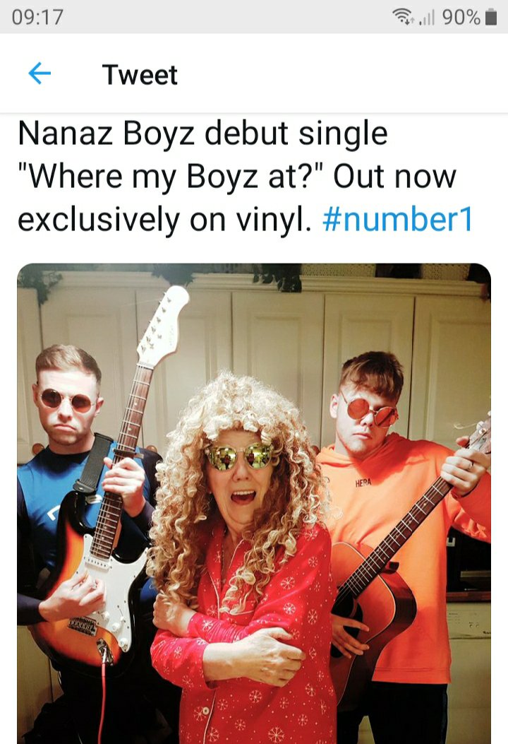FinanCatherine's tweet photo. I know where l get my Madness from my 83 year old Mum https://t.co/NyB0BGZjkx
