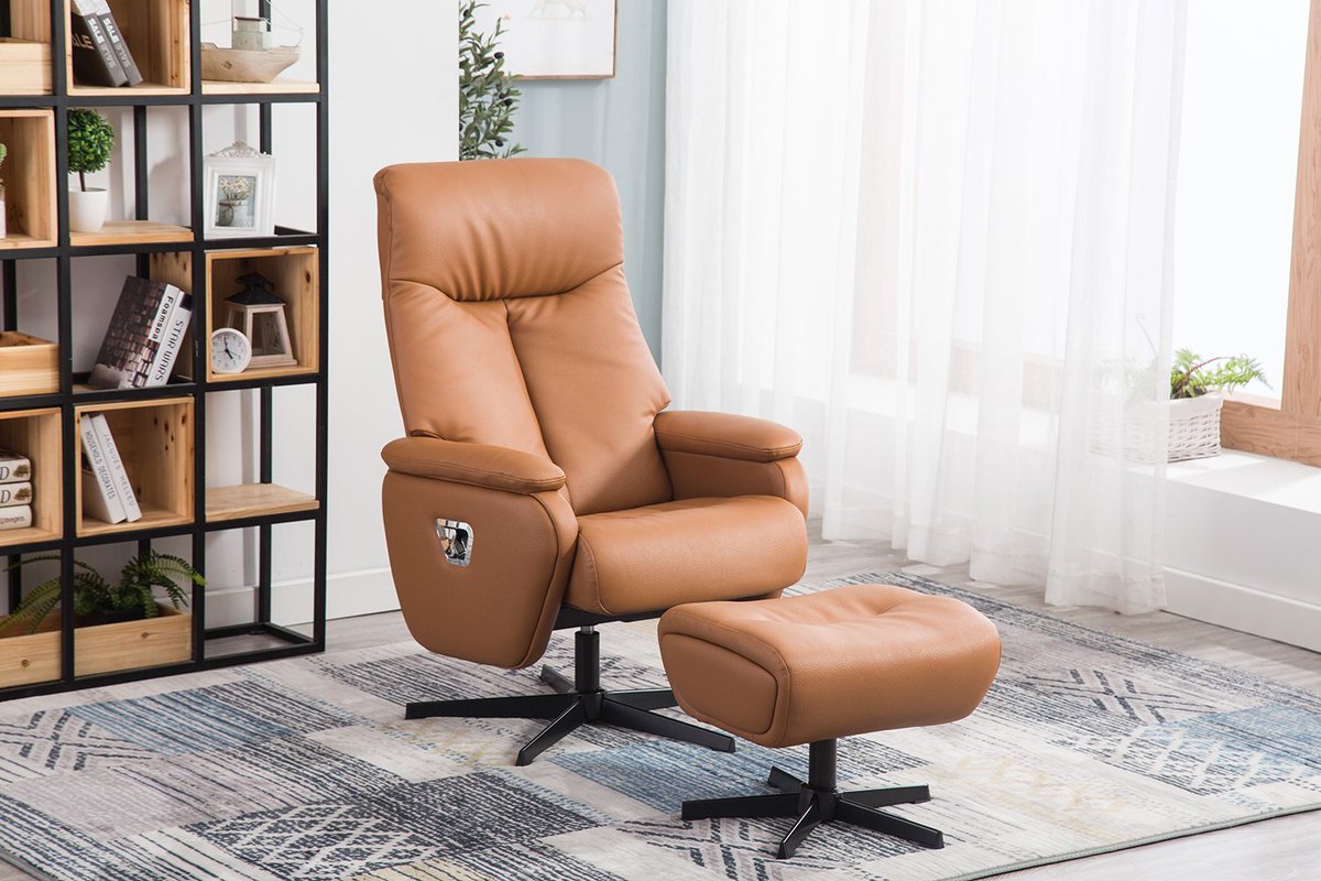 Ergonomically-designed, the Saluzzo swivel recliner range marries the contemporary but traditional aspects seamlessly. Its stylish design featuring ratchet head mechanism and lockable recline, the Santorini will set the scene in any living space.