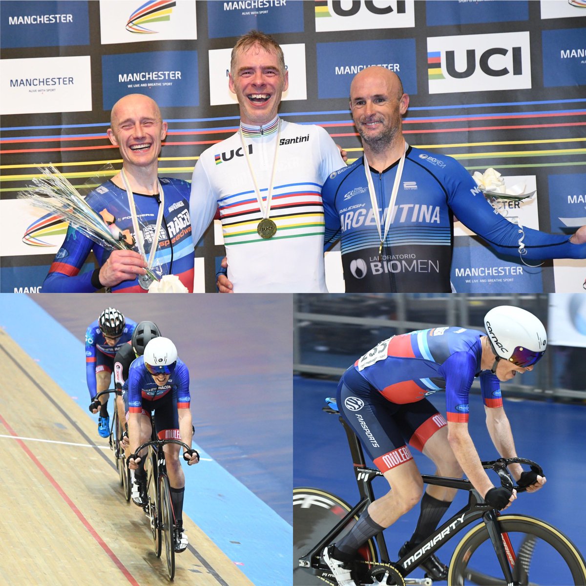 BioracerUK's tweet image. It was GOLD 🥇 for @bruisah at the World Masters Track Championships 🌈 Congratulations 👏👏

🗣 “My @bioracer speedsuit was fab and fast” 👍

Well done also to @JasonRo67783980 who came away with 🥈.

#wemakeyoufaster #masterstrack