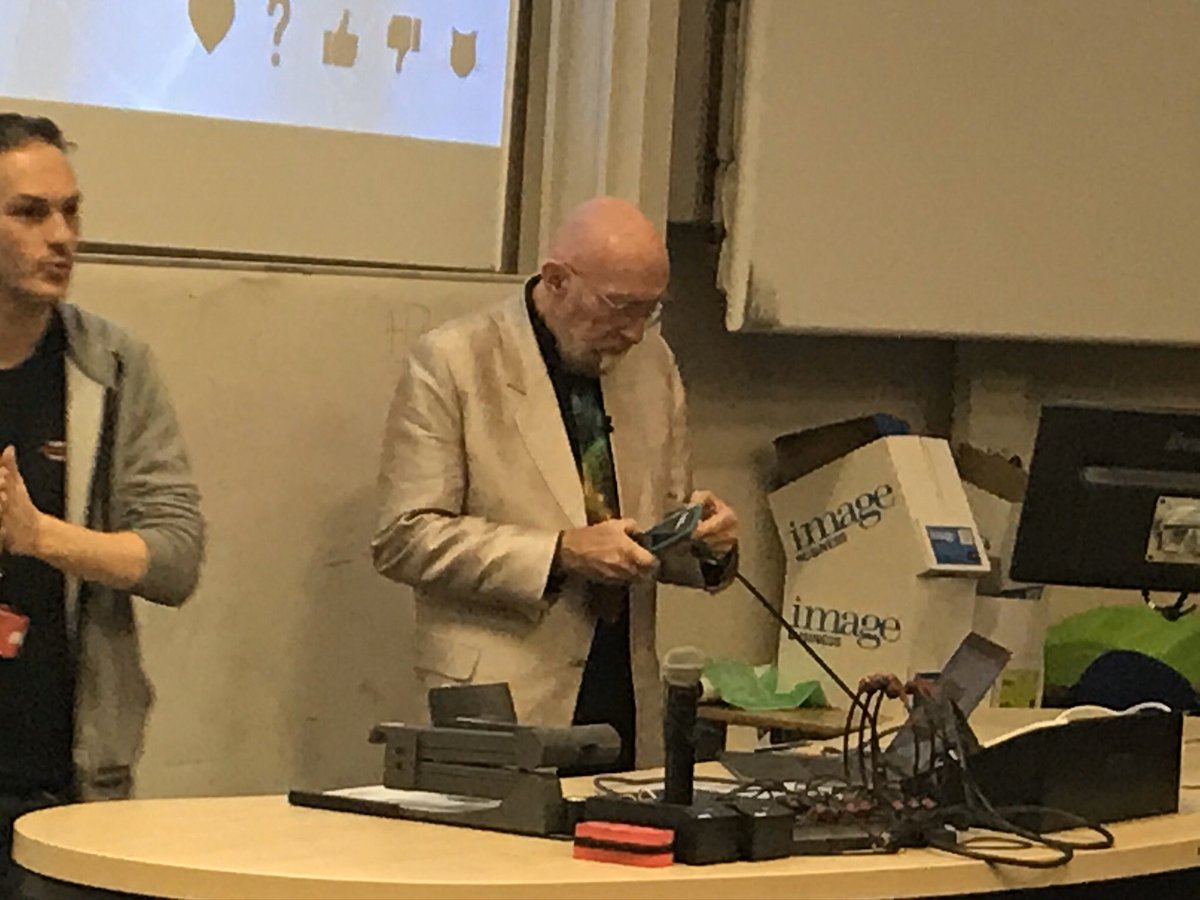 Aberphysics's tweet photo. Well done Year 10 and 11 - impeccable.  You were the youngest at the lecture and you did ALC proud.  What an honour to be with Professor Kip Thorne Nobel Laureate giving a lecture on his life in Physics. @ALC_SECONDARY @Y11Mrs https://t.co/Jc2K4LNq2X