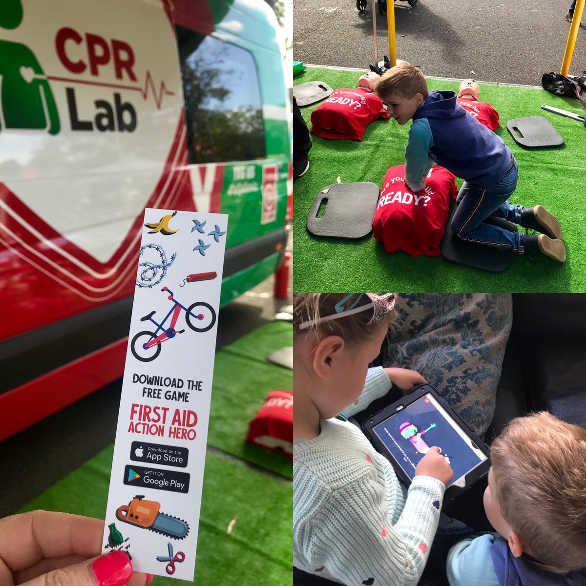 felicity4cotham's tweet photo. 🚨 FIRST AID ACTION HERO!!🚨

Today I found out about the BEST kids phone app ever!! If you are a parent of school aged children, please download this!! Mine are loving this educational #firstaid game &amp; learning valuable life skills!

Congrats @StJohnVic @stjohnambulance #CPRlab https://t.co/dAP5hX0ymx