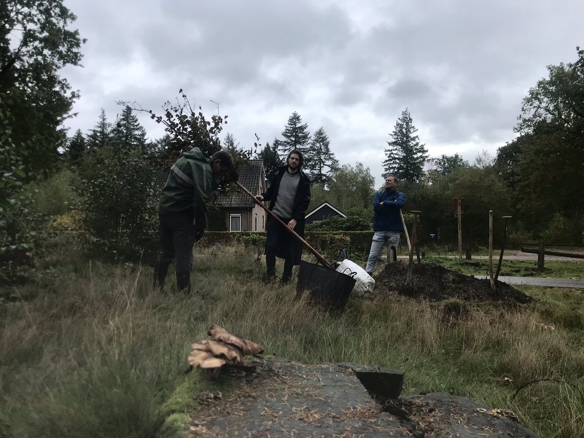 AnneloesLinzel's tweet photo. Here we go! #treeplantday https://t.co/q1KDNeh0NM