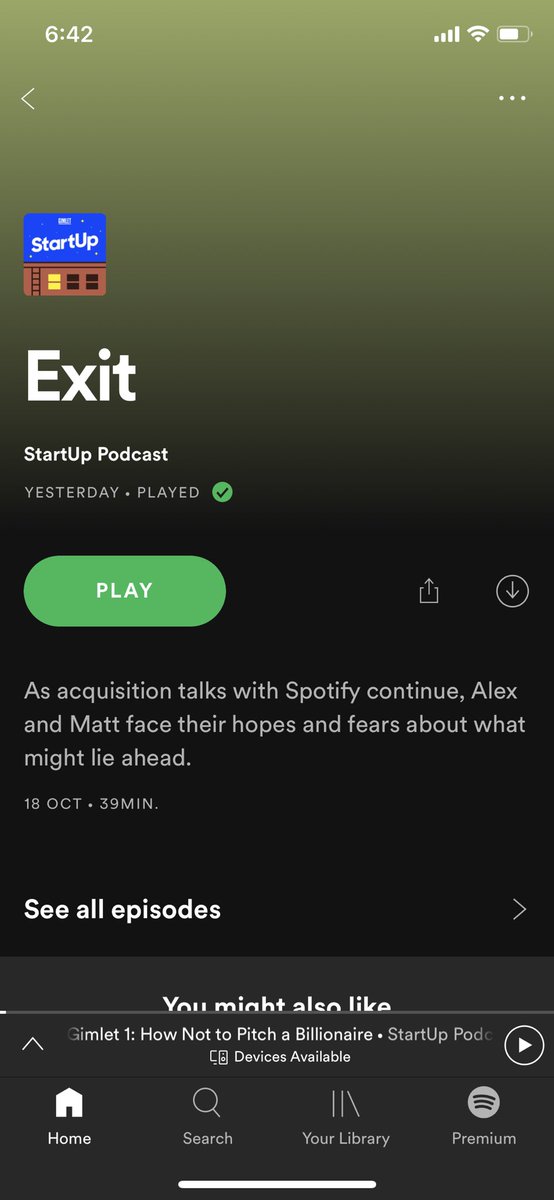 So many mixed emotions listening to the last #startup episode by #alexblumberg loved following this journey. It was my go to for inspiration, drive and reassurance. 🙏👏