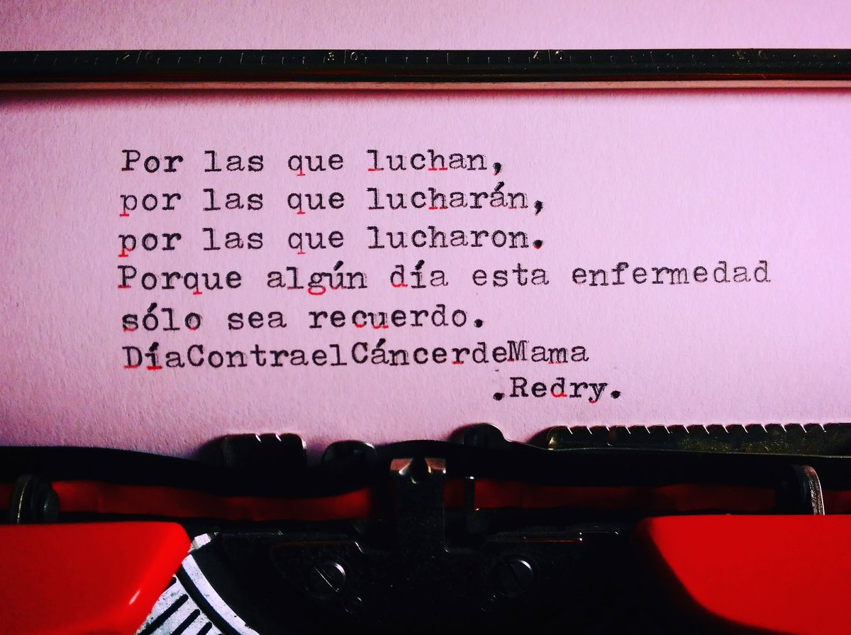 Redry13's tweet photo. Por las que luchan,
por las que lucharán, 
por las que lucharon.
Porque algún día está enfermedad sólo sea recuerdo.
#DíaContraelCáncerdeMama #SúmateAlRosa https://t.co/Du03H9j5AI