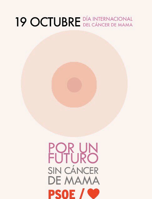 teresajimenez64's tweet photo. #19octubre 
#DiaInternacionalContraElCancerDeMama https://t.co/0eozFpAZM9