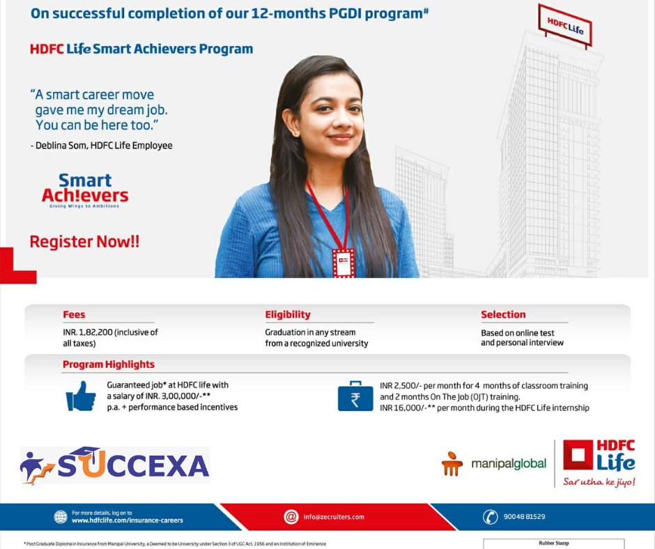#Hdfc #jobsinhdfc #saruthakejio #hdfcsmartachiverprogram #jobs #career #hdfclife #patna #patnalikes #hipatna #jiopatna #patnadaries #bihar #Succexa #SuccexaEdutechLLP