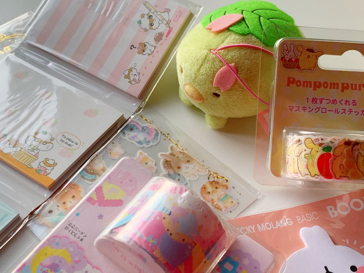 koonellu's tweet photo. Todayโs swag ๐๐ธ๐ฌ #kawaii #stationery #stickers #memonotes #sumikkogurashi #penpal #bunnies #washitape https://t.co/j6Q7rZw2lD
