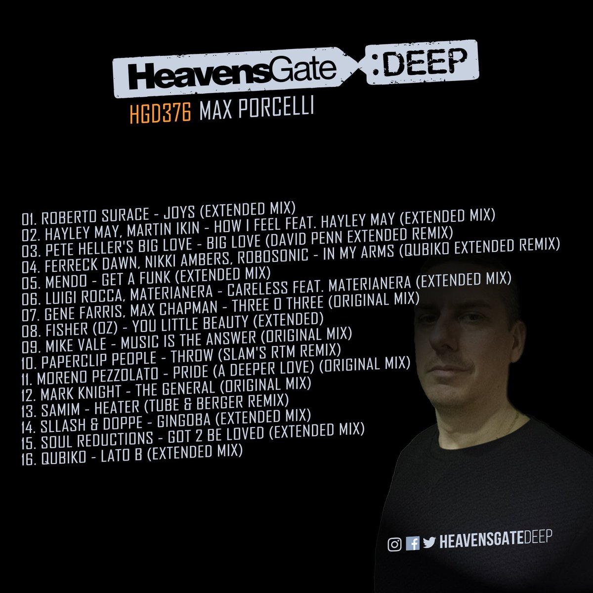 HeavensGateDeep's tweet photo. The New @HeavensGateDeep is Now Online
Episode 376 π· Live at Naima Sound Club with Max Porcelli @989records
2 Hours of Delightful Deep House, House and Tech House
Listen Now on Demand:- https://t.co/QoZHfXVFQw
#DeepHouse #HGD #ForcesRadio #BFBS #HouseMusic #TechHouse https://t.co/hmwmdUpWnl