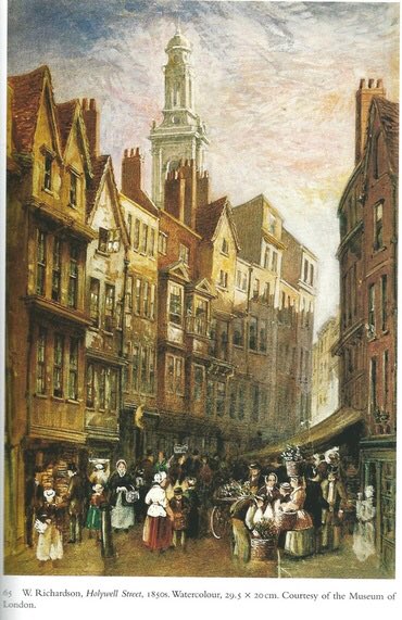 queer_heritage's tweet photo. Behind the St. Clemens Danes on the Strand was the former location of Holywell Street, an alleyway notorious for its radical politics and erotica. Political movements for the working class were based here, such as Chartism, funded by profits from erotica. #queerheritage https://t.co/h3b0ZWmn5e