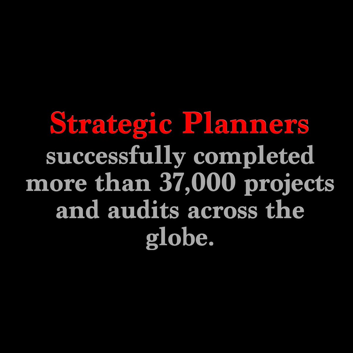 SPlannersMgmt's tweet photo. We employ and deal with more than 500 auditors and consultants in the region. Those top notch auditors help our clients handle challenges with out-of-the-box solutions. #StrategicPlanners #SPConsultants #IntegrityAudit #ServiceQualityAudit https://t.co/6F7drhGo7v