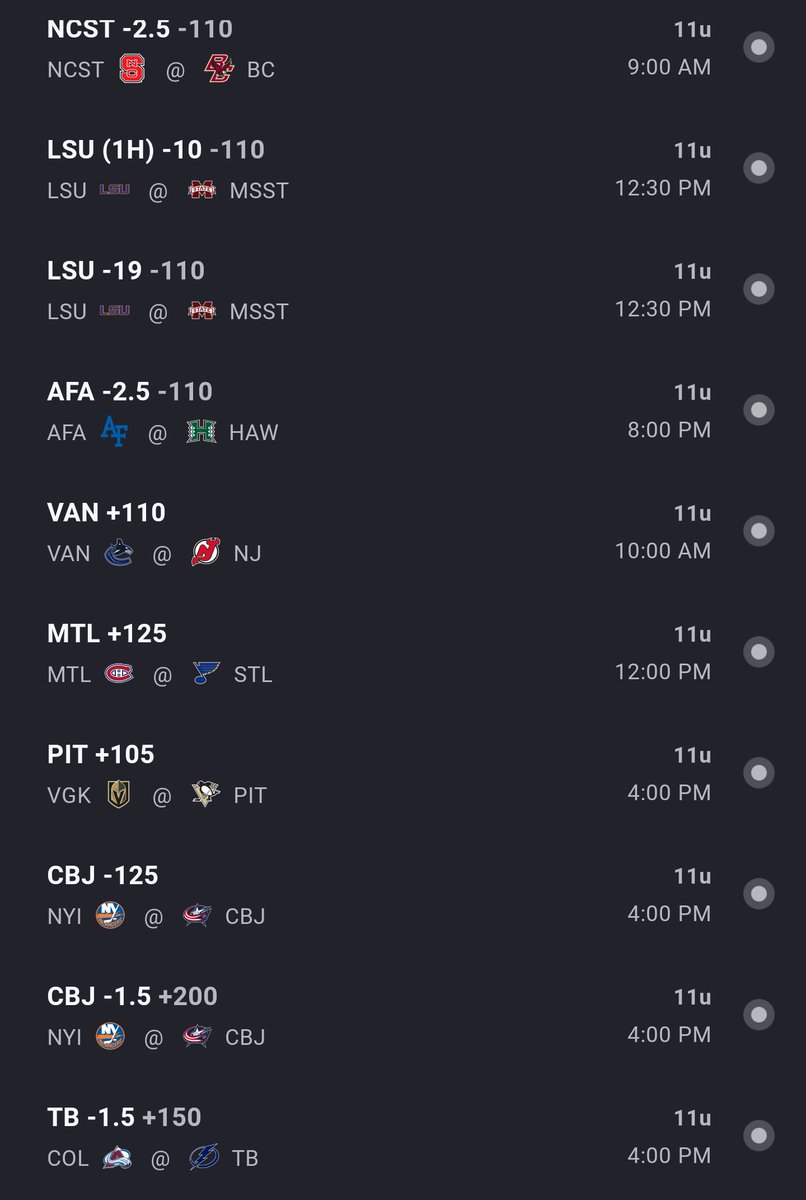 nikhil7av's tweet photo. #NHLPicks #NHLTips #MLBPicks #MLBTips #SportsBetting #BettingTips #BettingSports 👍 https://t.co/3b8ZFbmZY5
