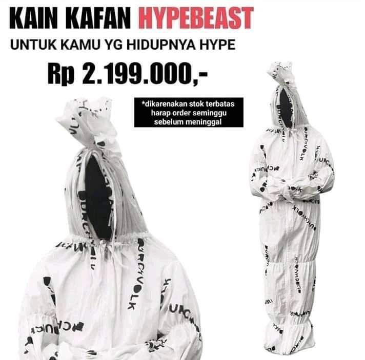 Yuk di order, buat kalian yg hidup nya hypebeast, minim order 7hari sebelum koid ya:(