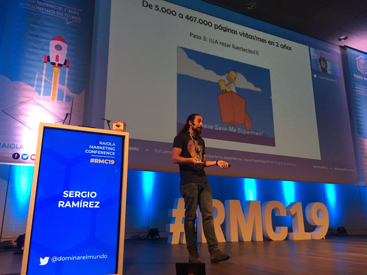 MATrabado's tweet photo. Me encantan los casos de éxito, pero sobre todo adoro los casos reales! Muy interesante el caso que nos cuenta @dominarelmundo en #RMC19 Grande Sergio! https://t.co/QmtXYJRlb6