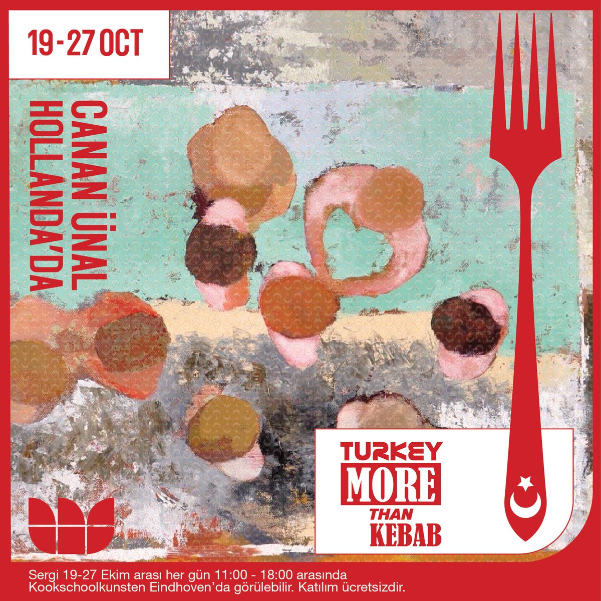 SioneLaurien's tweet photo. #heyDDW Op weg naar de #DutchDesignWeek #DDW19 expo van #TurkeyMoreThanKebab. Tot en met 27-10-2019 te zien @KookSchool_K @Hallenweg @gem_Eindhoven https://t.co/MNRSIkVhPj