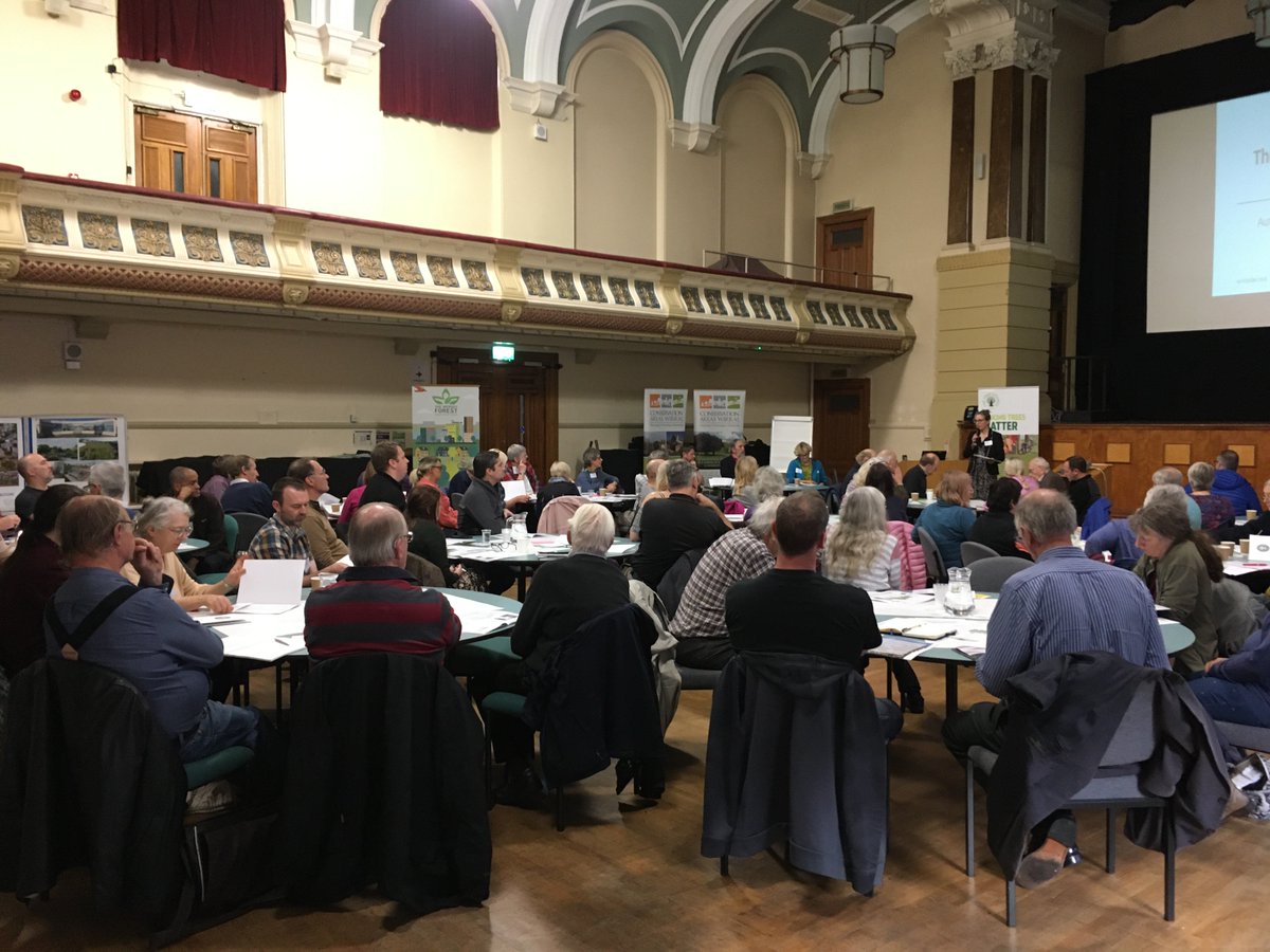 EcoWirral's tweet photo. Packed conference ‘Trees in a changing climate’ at Birkenhead Town Hall. 
@TreeCouncil 
@merseyforest 
@TTWestKirby 
@nwparksforum 
@BirkenheadPark1 https://t.co/Rlx4u8nPTW