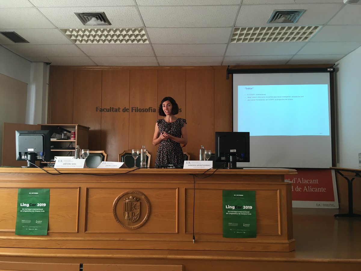 CorpusParlars's tweet photo. Ahir va tenir lloc el #LingCor2019, finançat per la @GVAeducacio, a la @UA_Universitat, un fòrum per a la discussió sobre l'elaboració i usos dels corpus orals. Gràcies a tots per la participació! @Institut_IIFV @FiloCatUV @Catalana_UA @semevadlalengua @cendra_3 @carlessellop https://t.co/jS1NOB4gJC