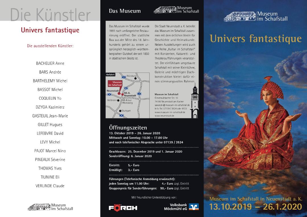 HuguesGillet's tweet photo. « Univers Fantastique » Musée du Schafstall Neuenstadt-am-Kocher Allemagne/ Exposition du 13 octobre 2019 au 26 janvier 2020 /INFOS : https://t.co/lsRsVKHyDT
https://t.co/gXbghUnfJl https://t.co/NFHTdzjQL3