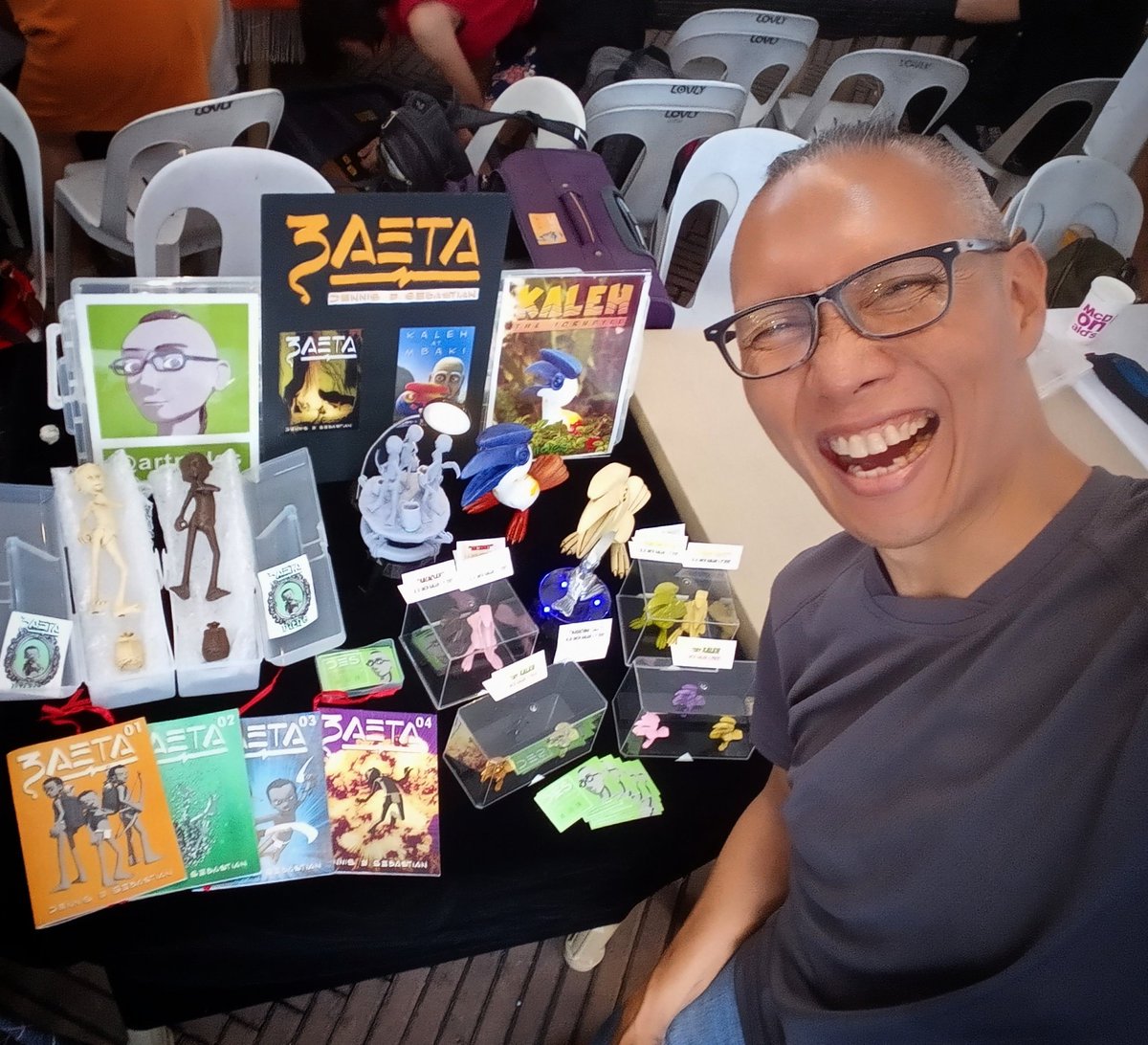 3_Aeta's tweet photo. Kaleh &amp; Mbaki plus the 3AETA Atam Kedi and Pung are now Live at #bgcartmart @bgcartscenter 😊😊😊 https://t.co/nltPAAEDuX