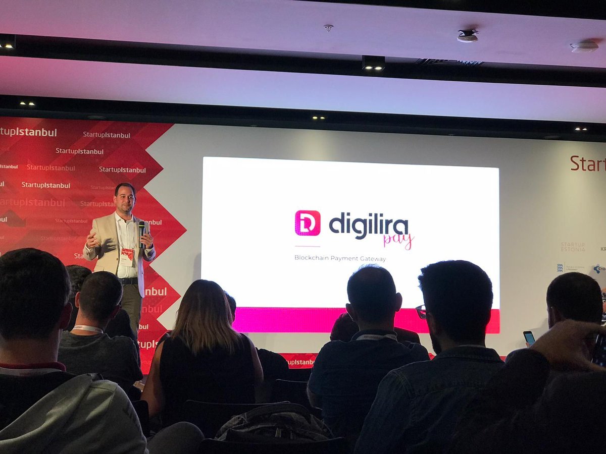 startupturkey's tweet photo. Startups CocoWing and DigiliraPay pitching at Demo Day on Day 2 of Startup Istanbul 2019. #StartupIstanbul https://t.co/hgNCRRr8W4