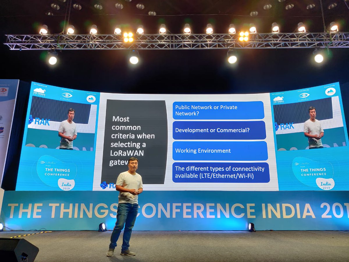 thingsconindia's tweet photo. "I am impressed with the community here for #LoRaWAN. We believe support is king. We always invest in our community" says Mr. @rakwirelessyu , CEO of @RAKwireless  

#TheThingsConferenceIndia #GetConnected https://t.co/yFJGfcP7Nb