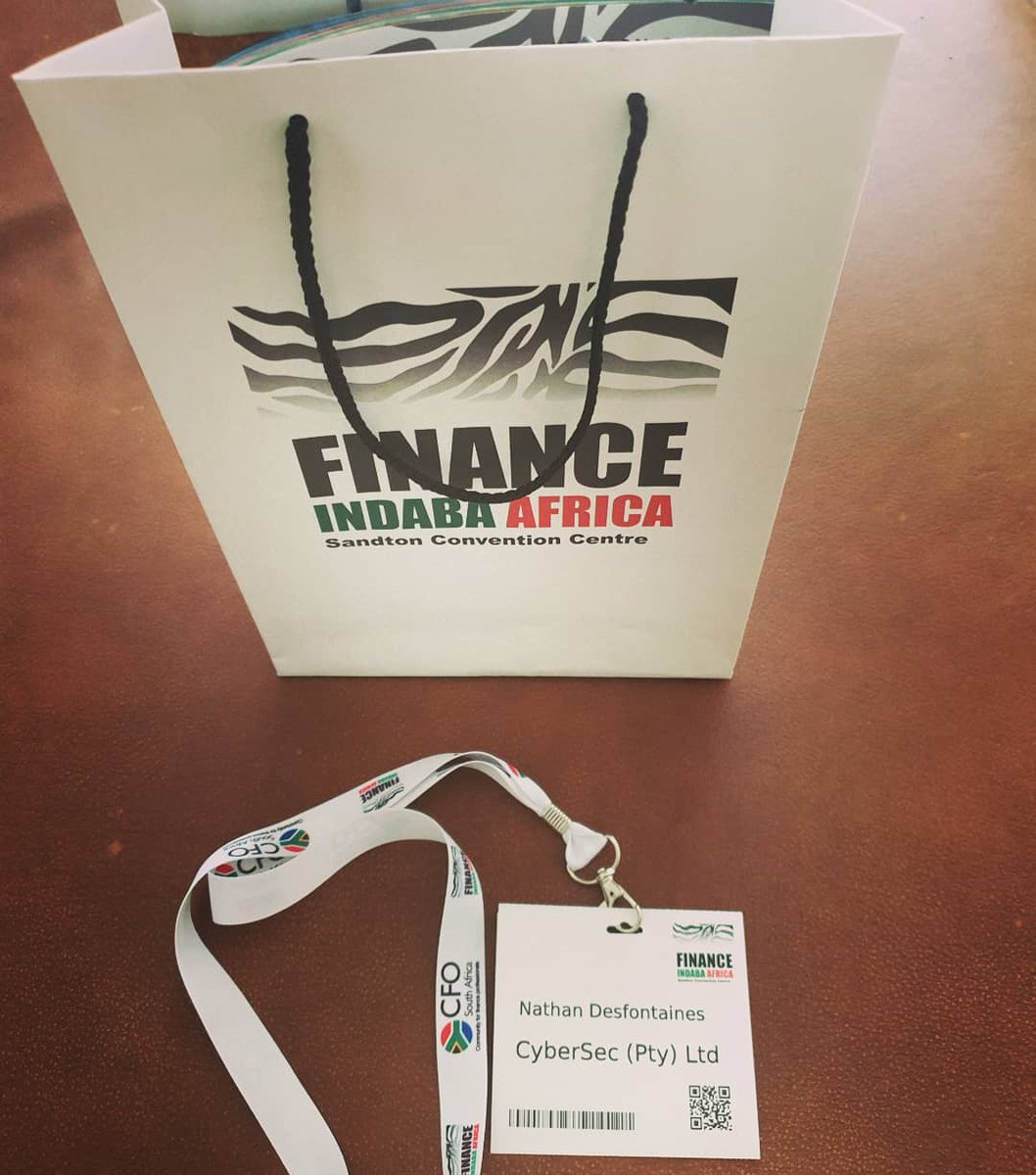 CyberSecLimited's tweet photo. CyberSec at the Finance Indaba
#cybersec #cybersecurity #cyberattacks #informationprotection #informationsecurity #vulnerabilityassessments #redteaming #dataprivacy #cyberaware #cybersecurityawareness #cybersecuritytraining #dataprotection #cyberdefence #findaba19 #financeindaba https://t.co/ctkyWrqmry