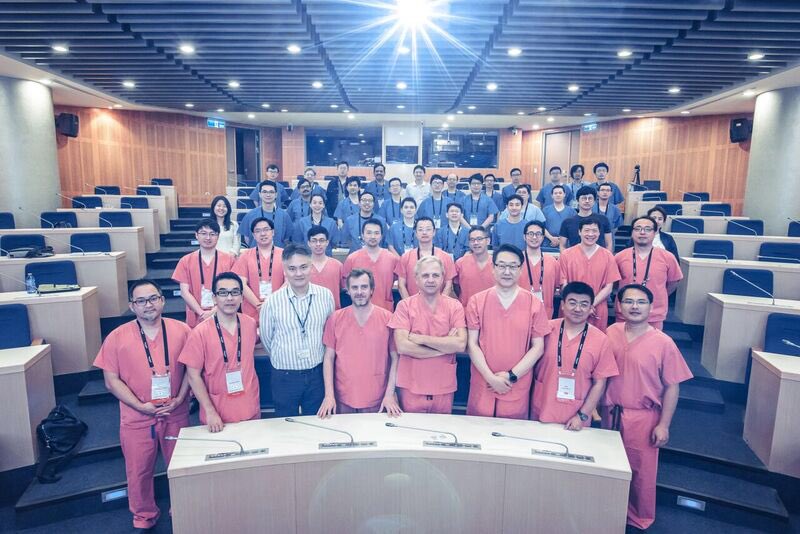 SC_Froelich's tweet photo. Our 9th #skullbase 360 #neurosurgery #Taiwan course with a faculty team from 🇫🇷 🇹🇼 🇨🇳  🇰🇷 🇭🇰 🇻🇳 🇯🇵 previous @HopLariboisiere fellows. Thanks for the opportunity to share our passion&amp;ideas with colleagues from all Asia @APHP @WorldNeurosurg @WFNSHQ @GlobalNeuroSurg https://t.co/UstWozUZGO