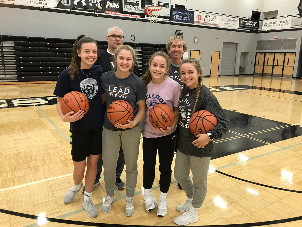 Two things I see in this picture. The first... I think Coach Chapman and Coach Van Rhee had more fun than anybody this morning. And two...GG, Ped, Molly, &amp; Lucy are four of the best student-athletes I know. Thank you so much