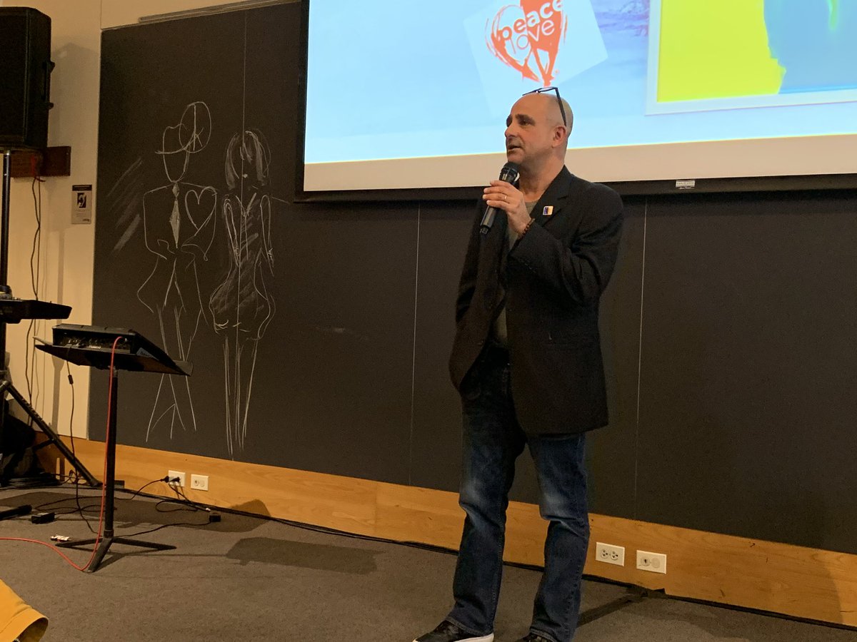 NFCConference's tweet photo. Jeff Sparr of PeaceLove: “Creativity literally changed my life” https://t.co/vUDWnYKKFK