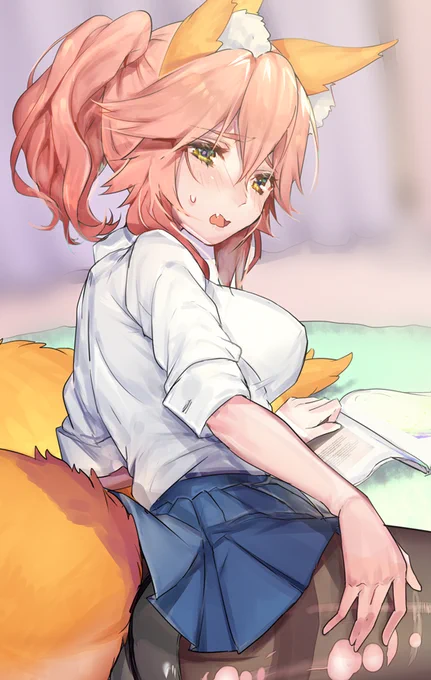 【Fate】JK玉藻ちゃん
寒くなってきたのでそろそろタイツ女子の季節ですね☺️
#Fate
#玉藻の前 