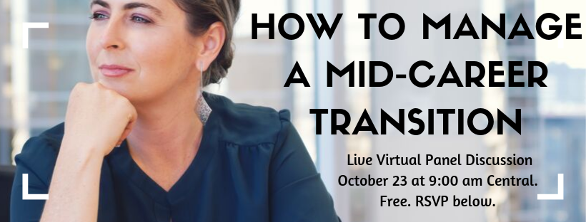 Have you been contemplating a mid-career transition? 

You are not alone! We are hosting a FREE virtual panel on the topic. View details, meet the panelists, and RSVP now!

tiaraleadership.com/tiara-blog/mid…

#LeadFromInspiration #TrueLeadership #CareerTransition #WomensLeadership