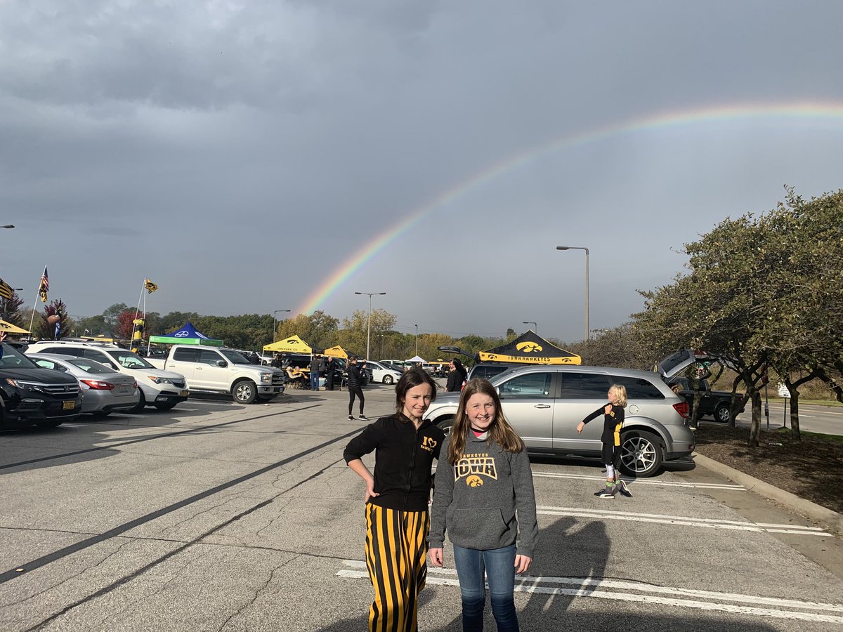 At the end of rainbow is Hawkeye victory #fightforiowa