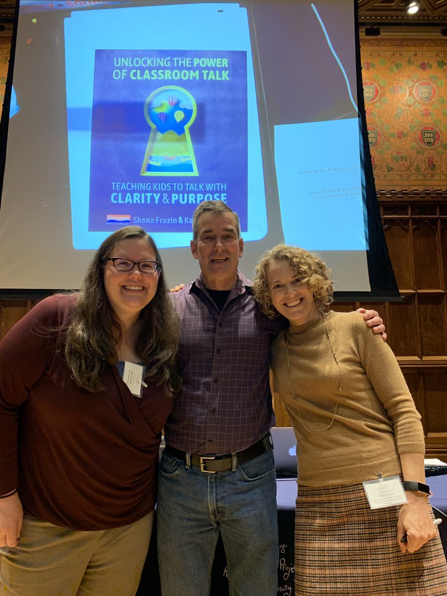 bobmorton3's tweet photo. Happy to meet ⁦@HeinemannPub⁩ ⁦@TCRWP⁩ authors ⁦@kw625⁩ ⁦@sfrazintcrwp⁩ &amp; explore #new book! #UnlockingthePowerofClassroomTalk #tcrwpreunion https://t.co/EggnyO2wP8