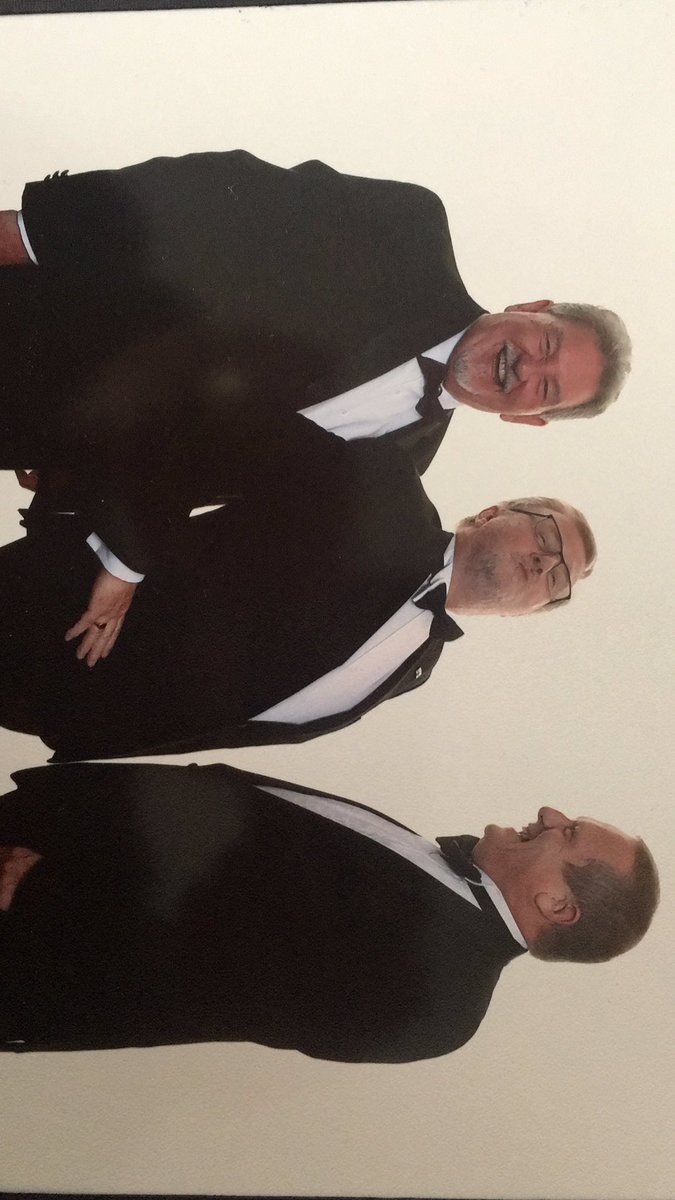 SteveFa92231874's tweet photo. The Three Stooges on tour at Combermere Lodge Ladies Evening @cardenpark .. what could go wrong @CheshirePGL .. fantastic night ! https://t.co/TPlWo1cBuw