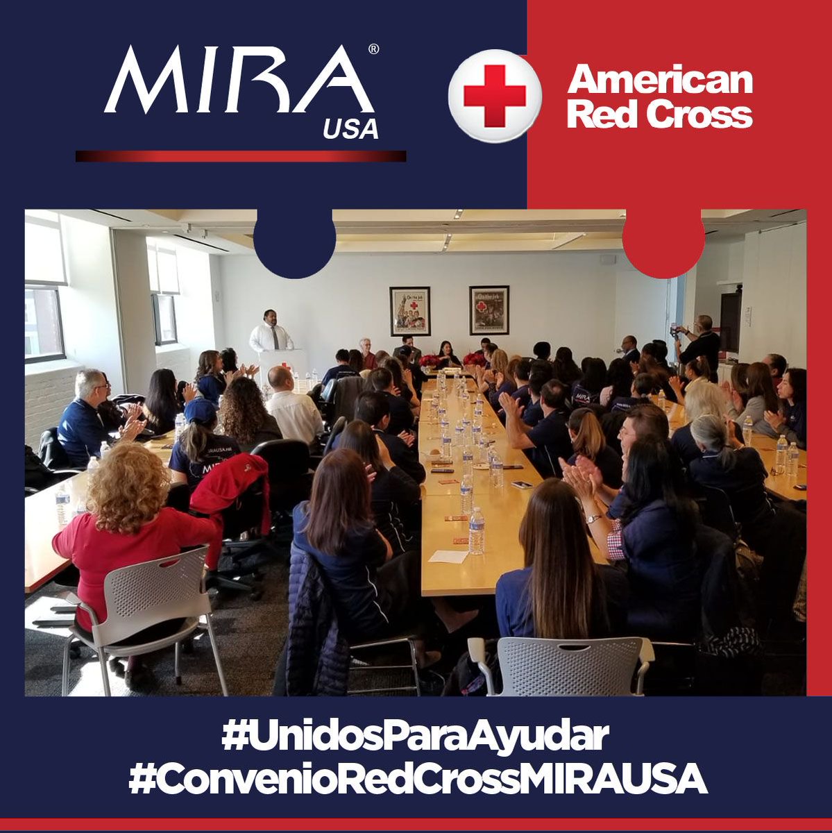 MIRAUSAOficial's tweet photo. Estamos iniciando nuestra celebración #ConvenioRedCrossMIRAUSA con la introducción de los directivos De la Cruz Roja Americana. #UnidosParaAyudar @RedCross https://t.co/nWfkdoKPfb
