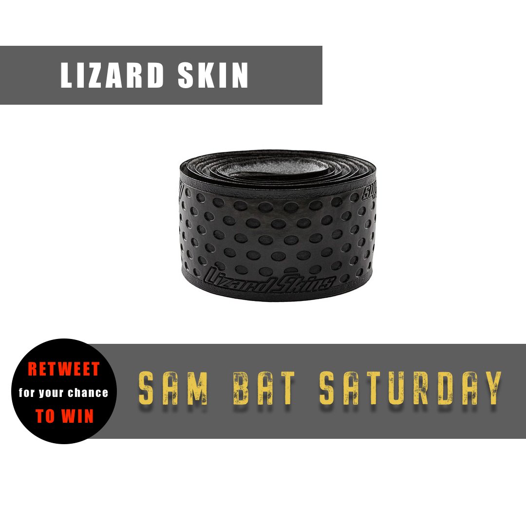 SamBatCorp's tweet photo. Add some grip to your Sam Bat. Retweet for you chance to win a Lizard Skin #sambatsaturday https://t.co/YKUxyF0zqG